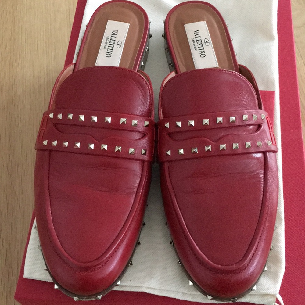 Valentino rockstud mules